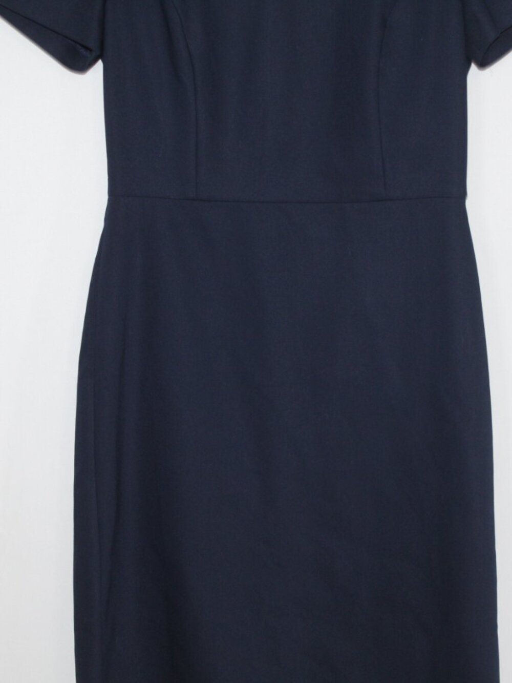 J.Crew navy sheath knee length career wear dress office size 4 - Picture 4 of 11